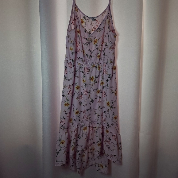 Flower Lavender High to Low Dress - Picture 4 of 6